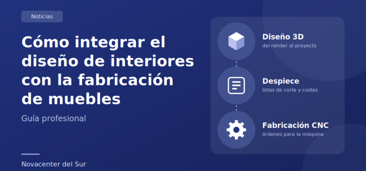 Cómo integrar el diseño de interiores con la fabricación de muebles: guía profesional